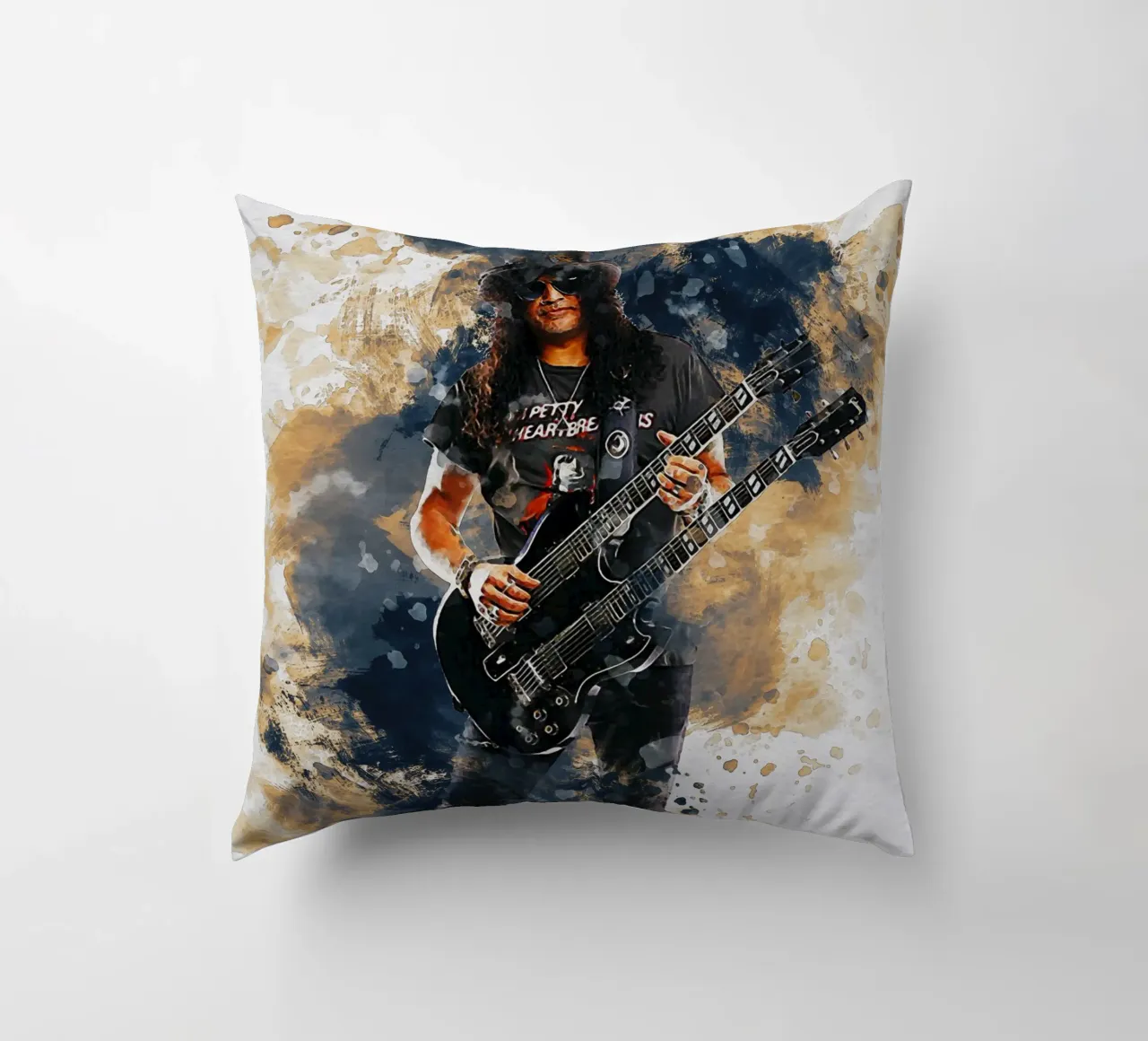 Sbaffo di Slash e chitarra a doppio manico cuscino da Gunawan Rb
