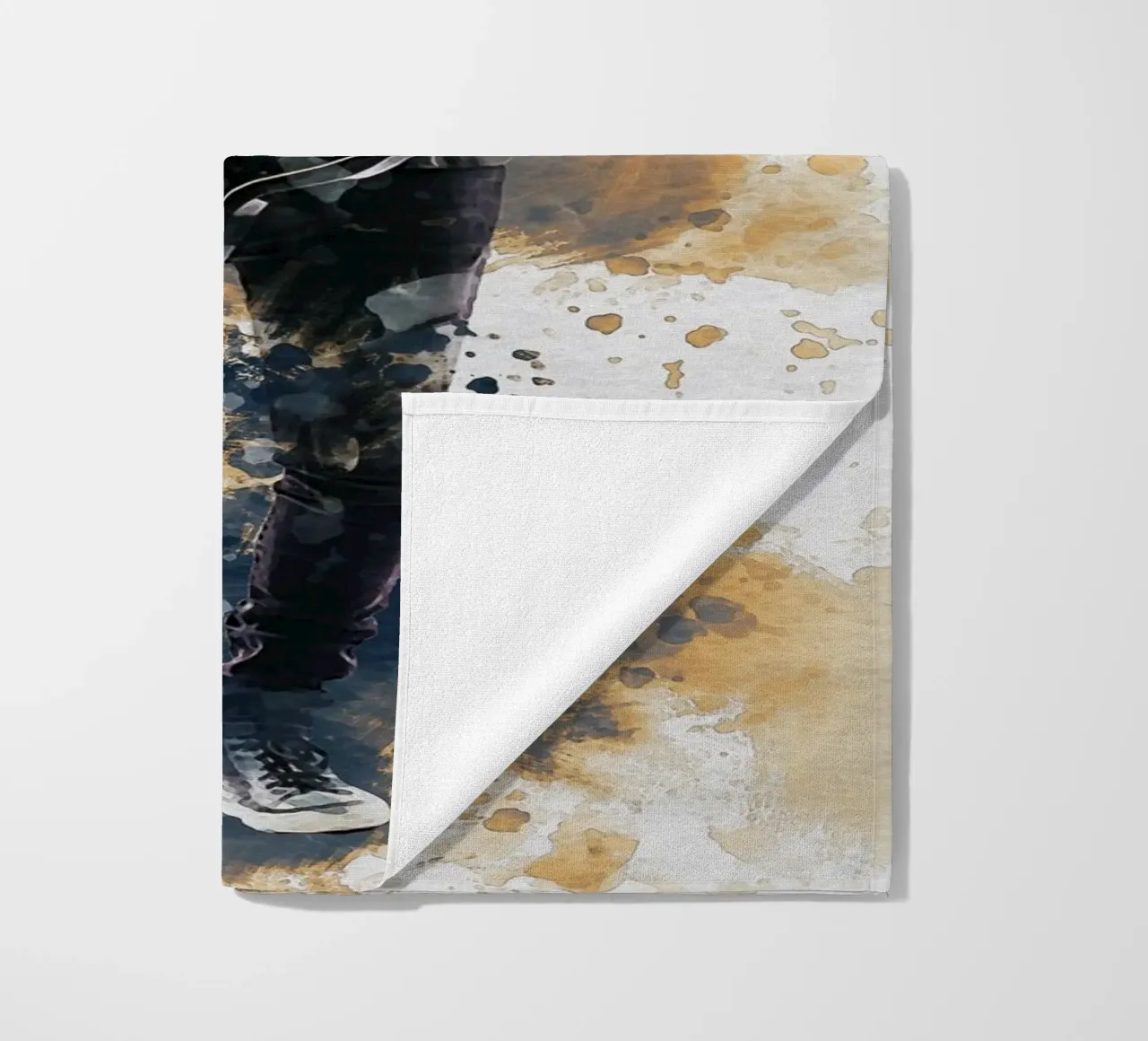 Sbaffo di Slash e chitarra a doppio manico telo mare da Gunawan Rb