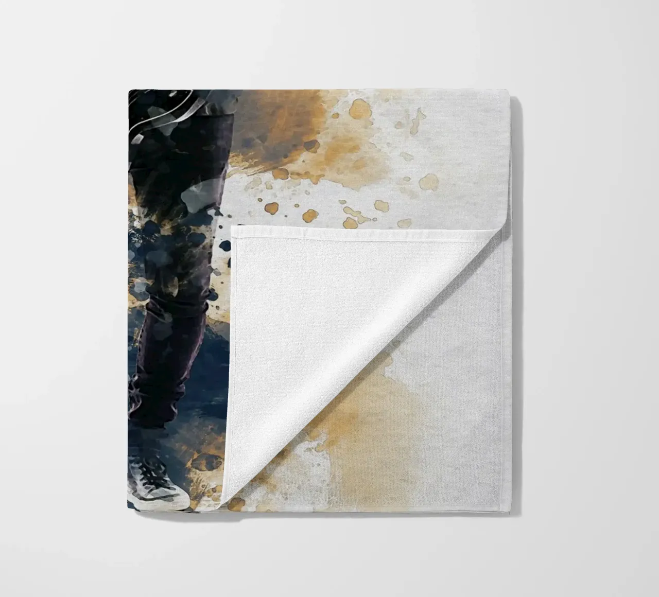 Sbaffo di Slash e chitarra a doppio manico telo mare da Gunawan Rb