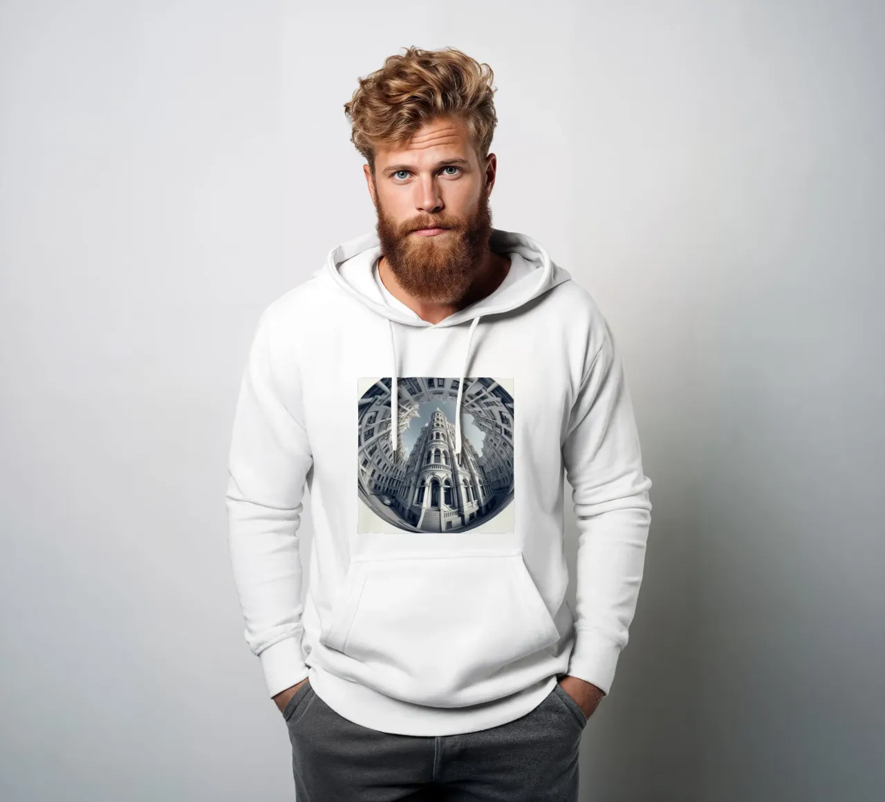 Sphere 045 - Neo-Classical Architecture Hoodie von Spheres