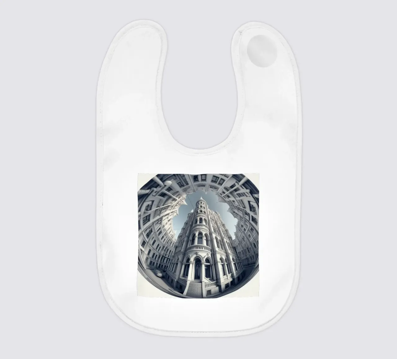 Sphere 045 - Neo-Classical Architecture baby bib by Spheres