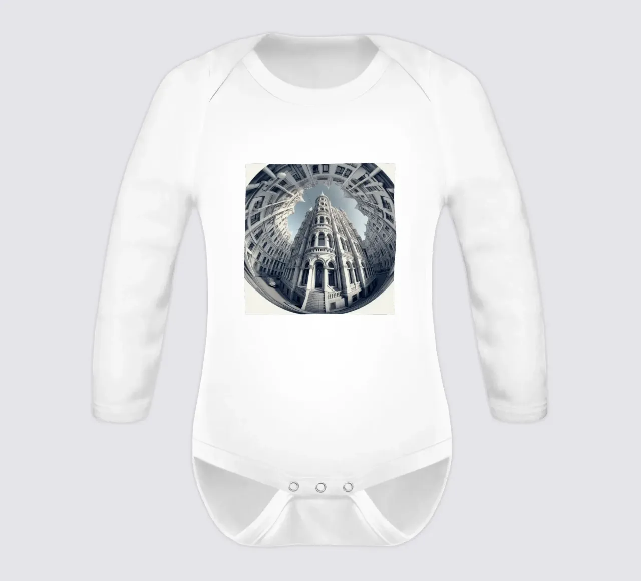 Sphere 045 - Neo-Classical Architecture body neonato maniche lunghe da Spheres