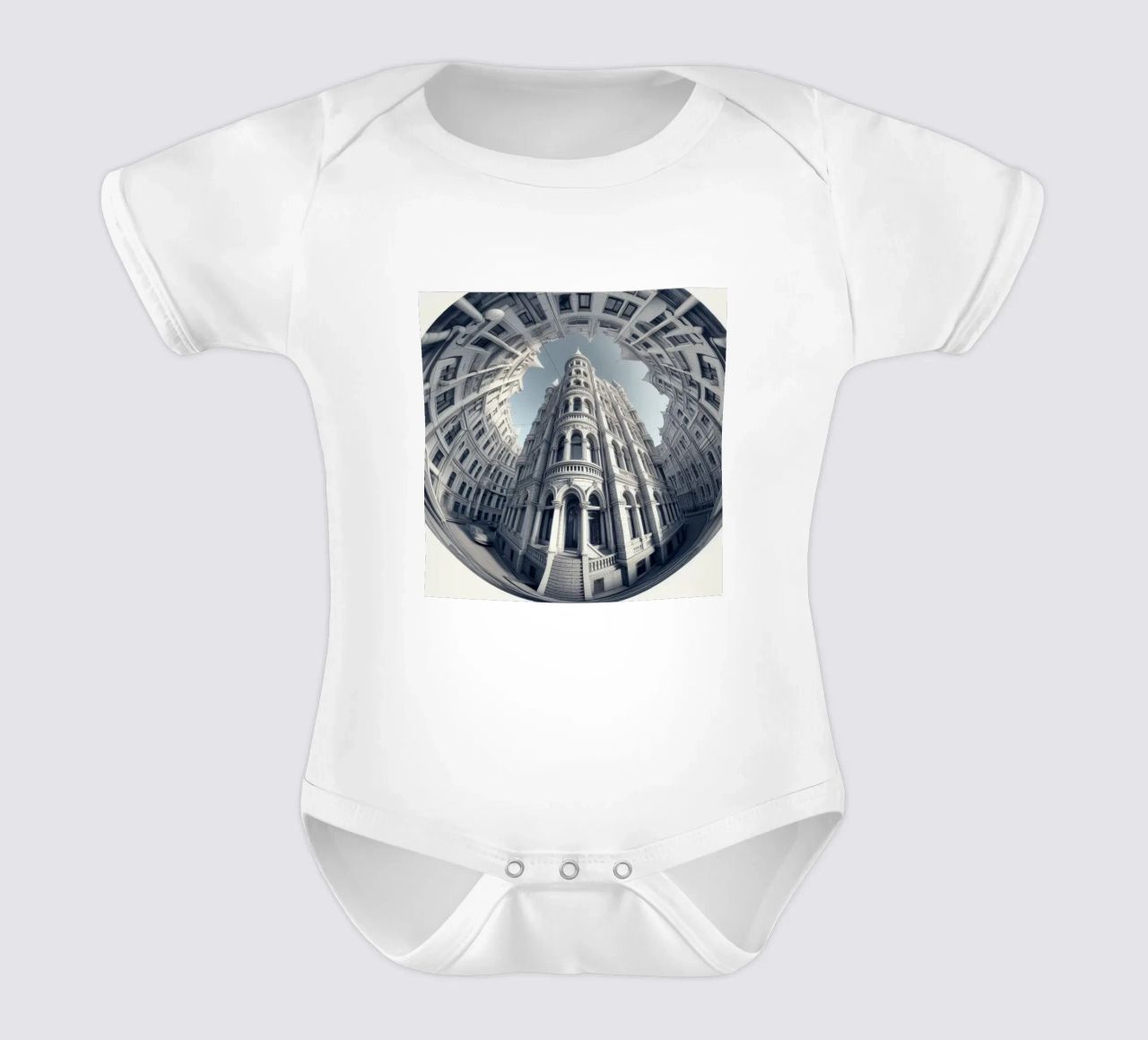 Sphere 045 - Neo-Classical Architecture body neonato maniche corte da Spheres