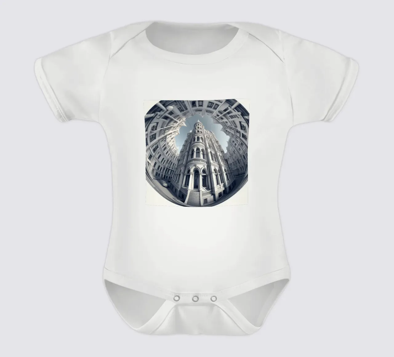 Sphere 045 - Neo-Classical Architecture body neonato maniche corte da Spheres