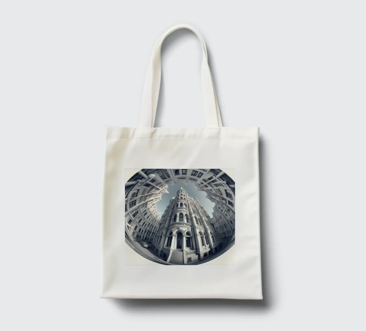 Sphere 045 - Neo-Classical Architecture borsa in juta da Spheres