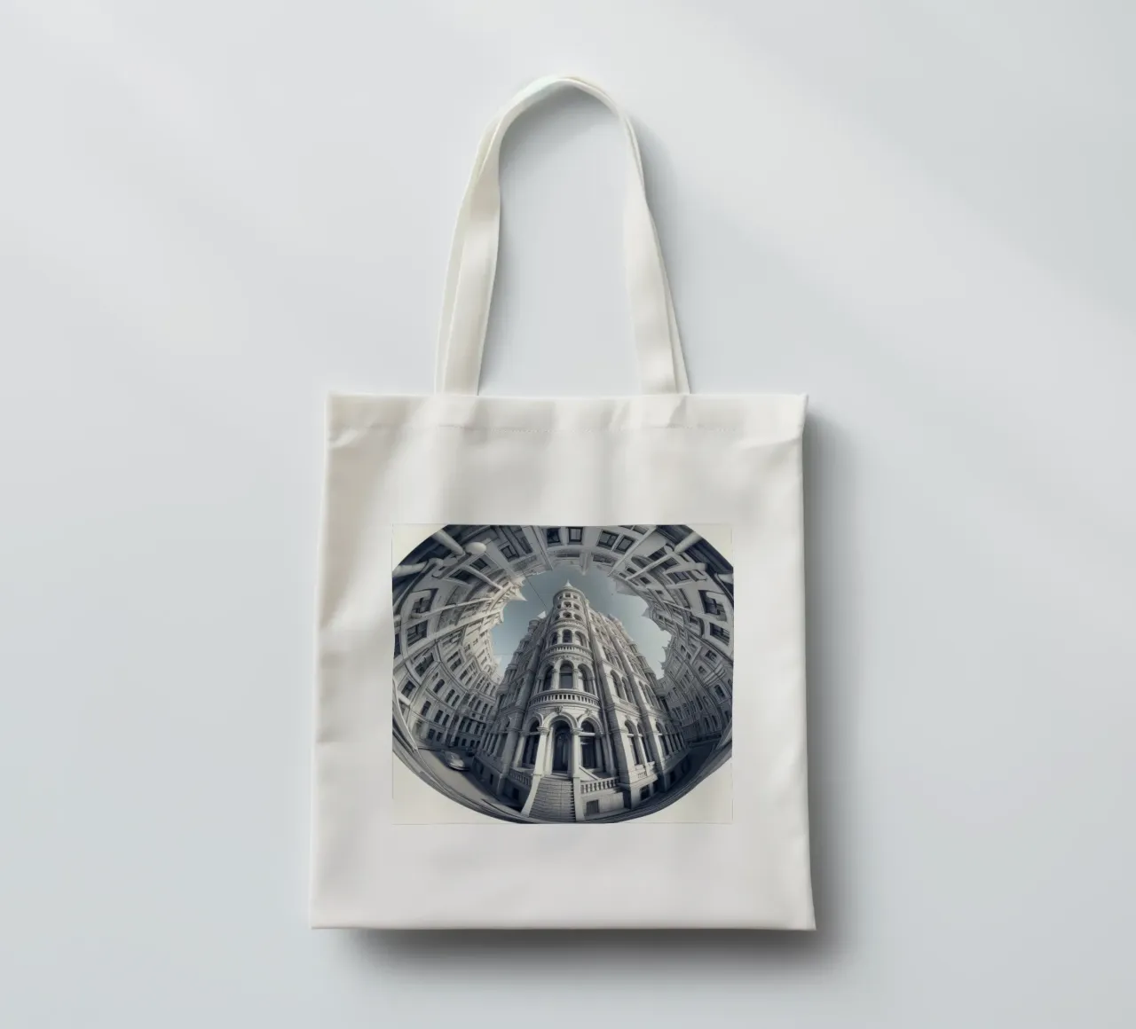 Sphere 045 - Neo-Classical Architecture borsa in juta da Spheres