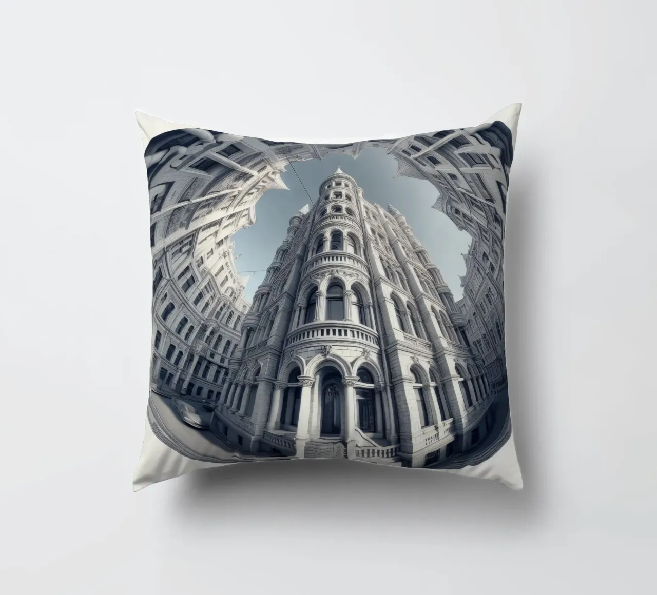 Sphere 045 - Neo-Classical Architecture Kissen von Spheres
