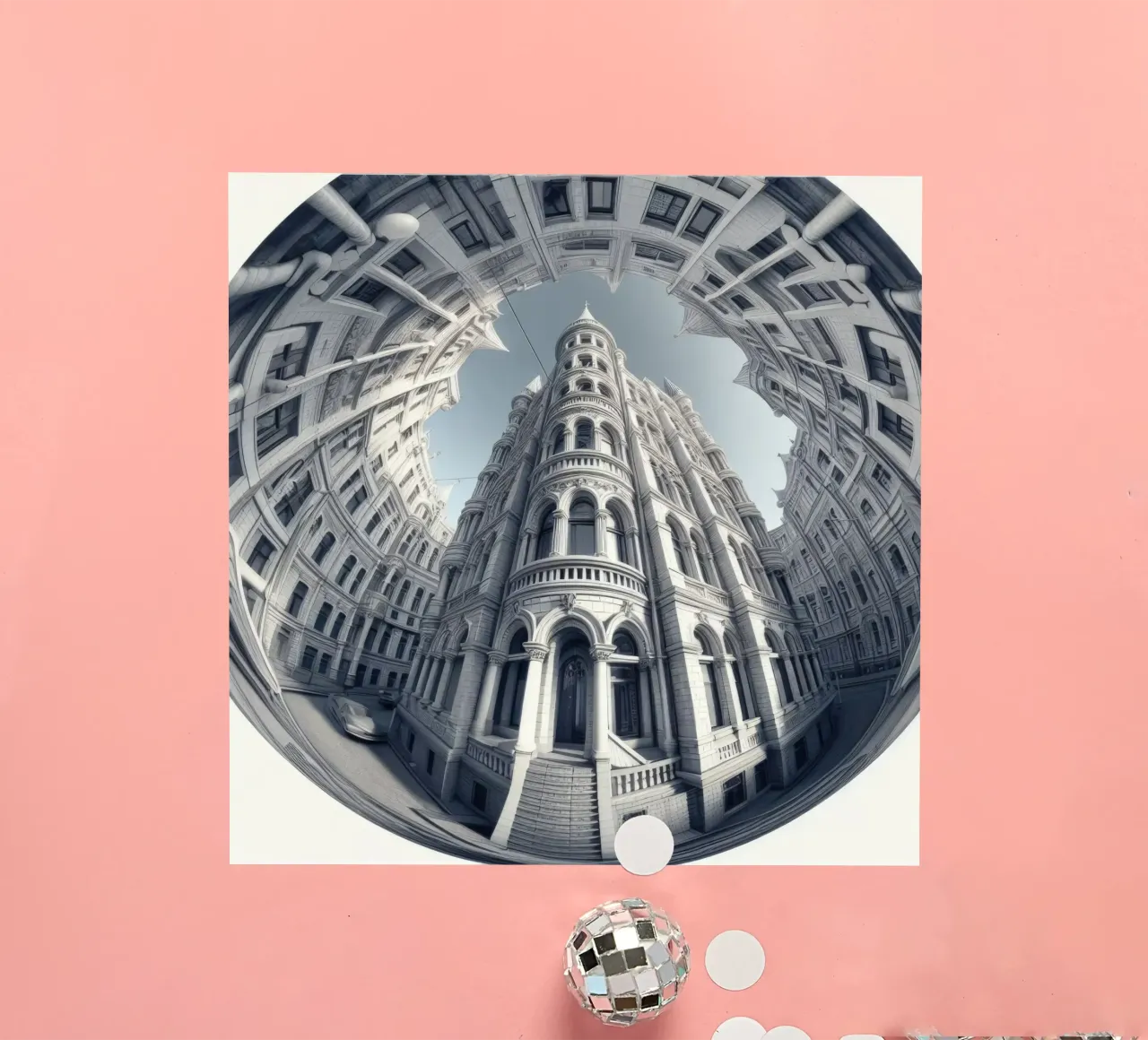 Sphere 045 - Neo-Classical Architecture pegatina de Spheres