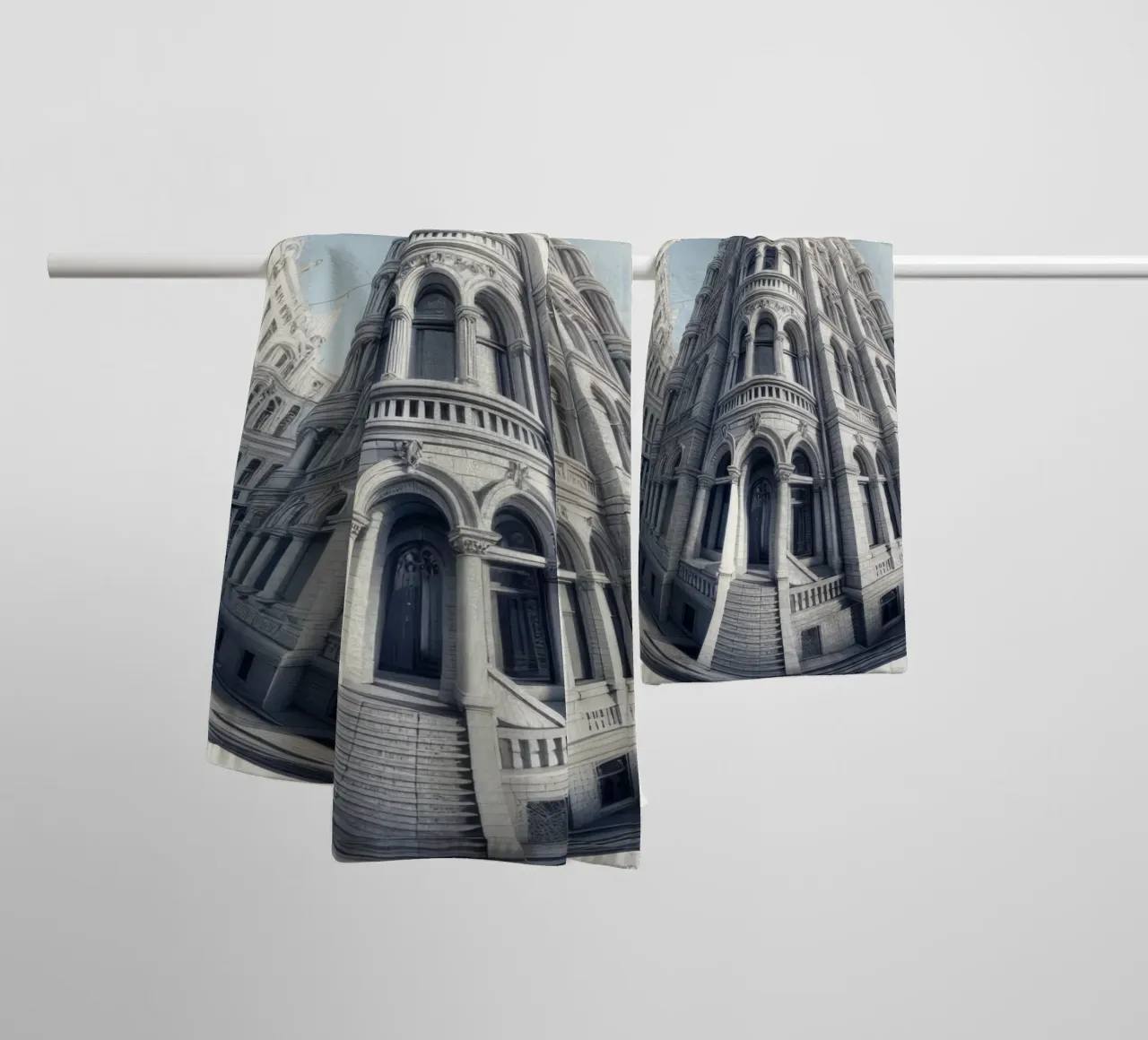 Sphere 045 - Neo-Classical Architecture towel by Spheres