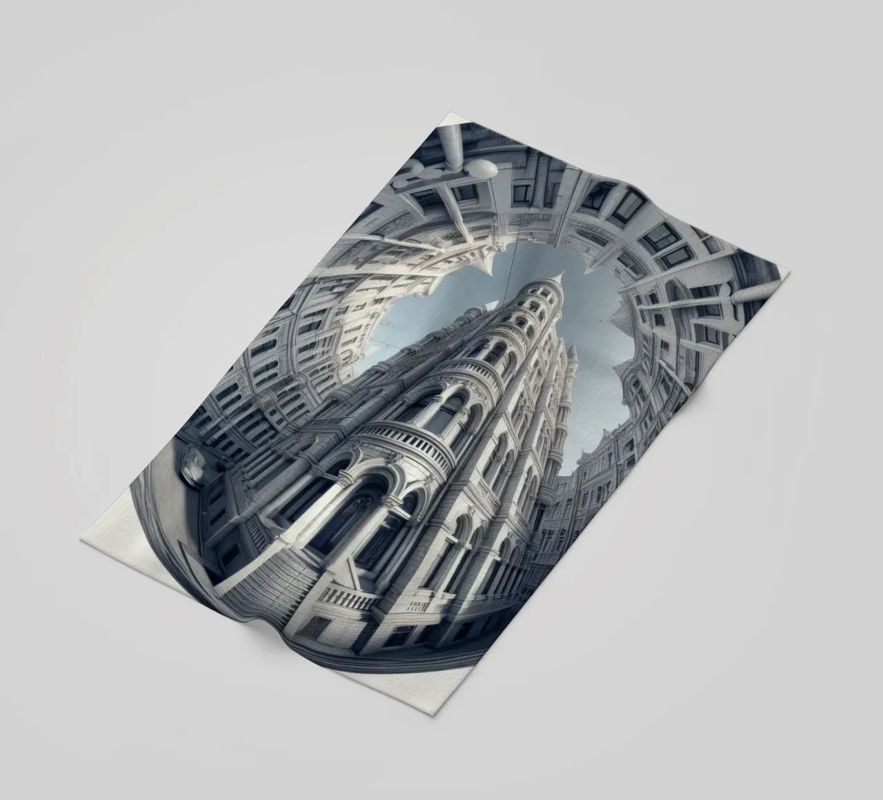 Sphere 045 - Neo-Classical Architecture beach towel by Spheres
