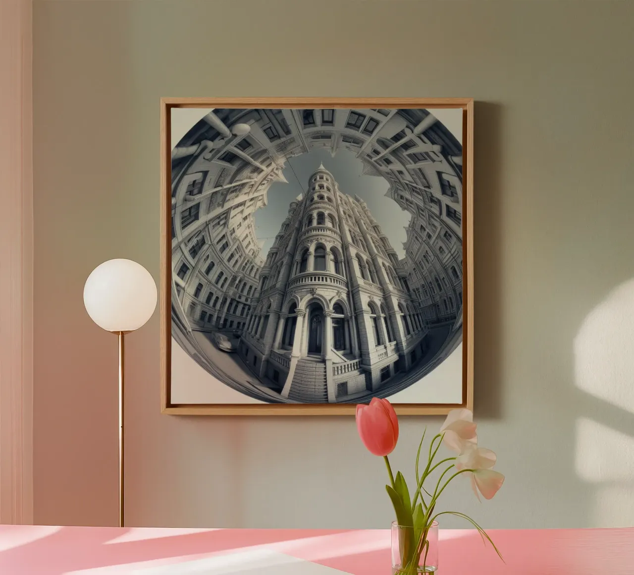 Sphere 045 - Neo-Classical Architecture Leinwand von Spheres