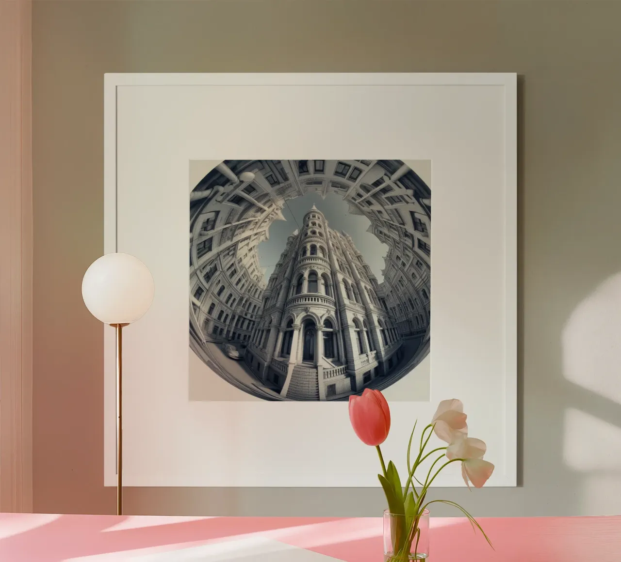 Sphere 045 - Neo-Classical Architecture carta hahnemühle da Spheres