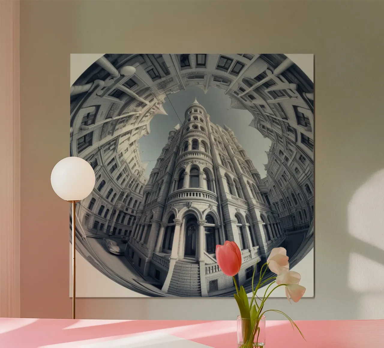 Sphere 045 - Neo-Classical Architecture carta hahnemühle da Spheres