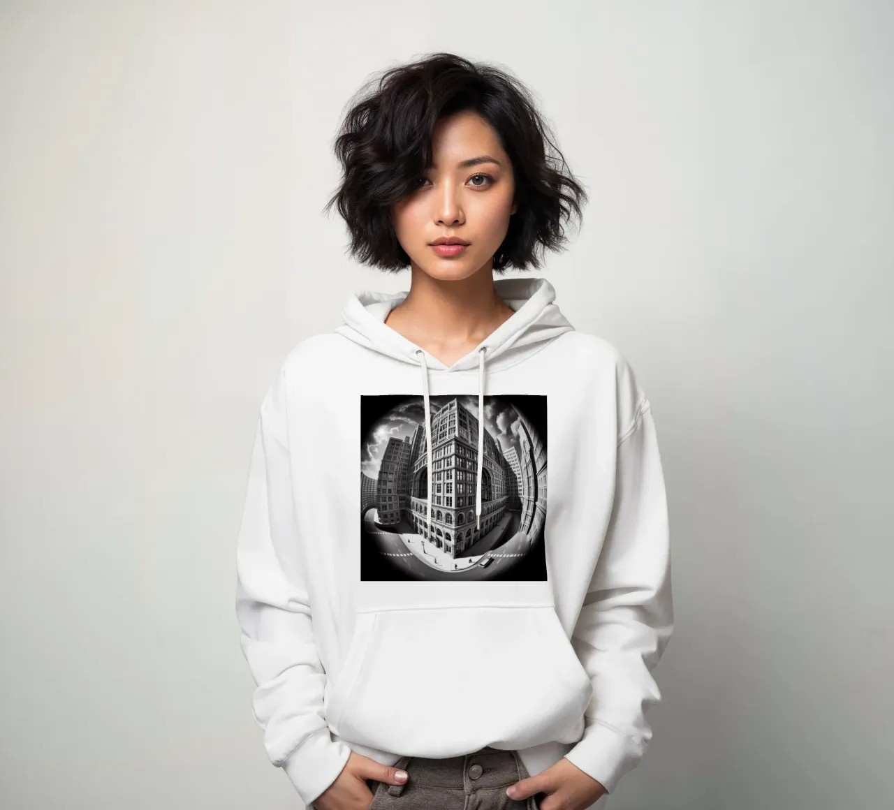 Sphere 046 - Urban Architecture felpa con cappuccio da Spheres