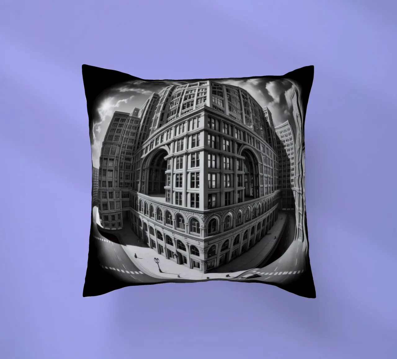 Sphere 046 - Urban Architecture decorative cushion by Spheres