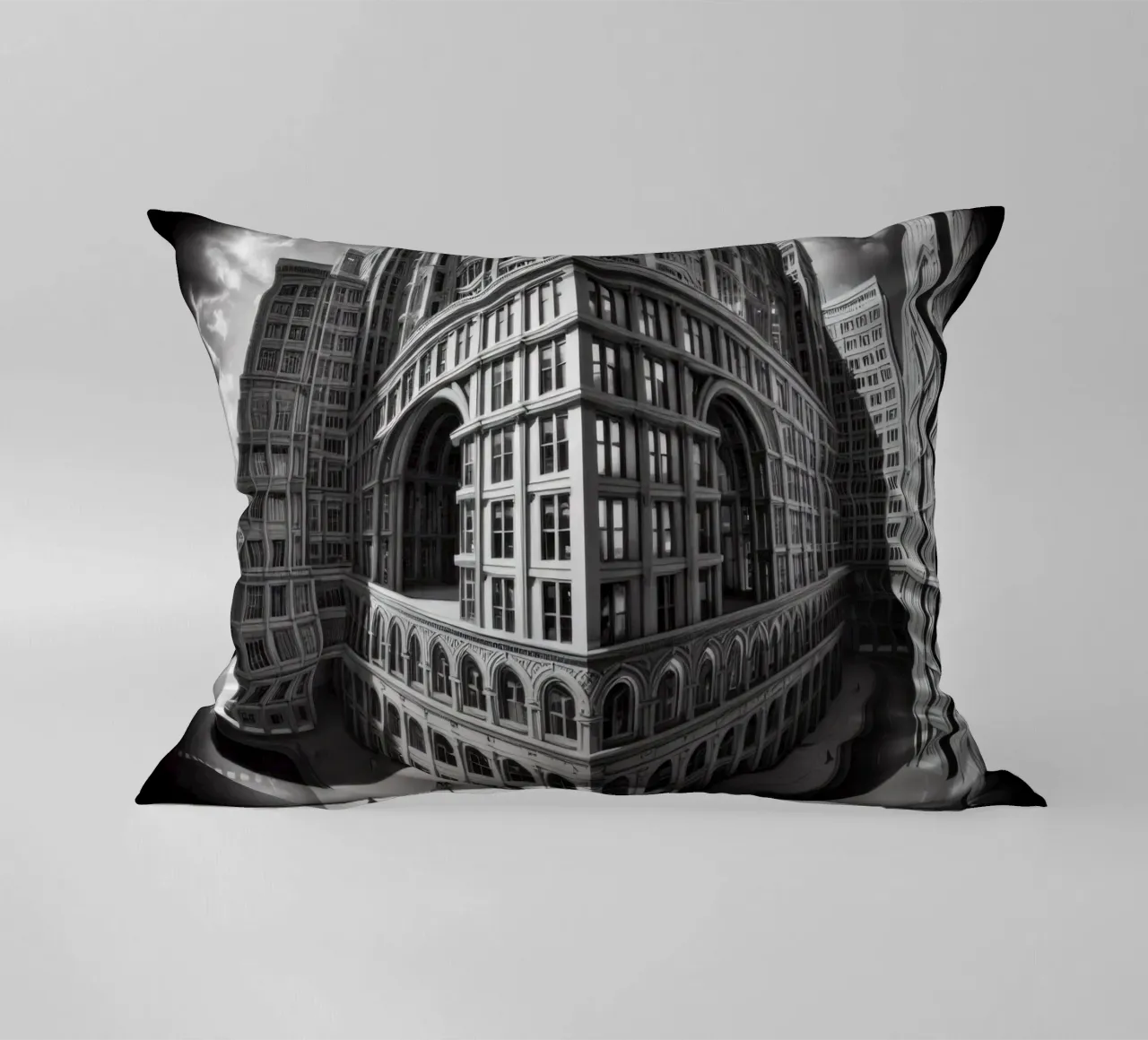 Sphere 046 - Urban Architecture decorative cushion by Spheres