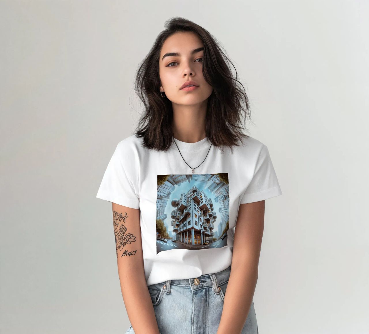 Sphere 048 - Futuristic Modular Building t-shirt da Spheres
