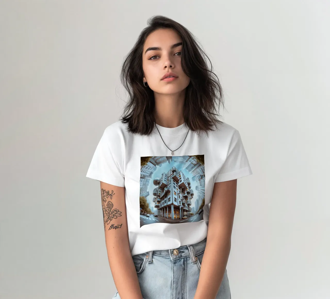 Sphere 048 - Futuristic Modular Building t-shirt da Spheres