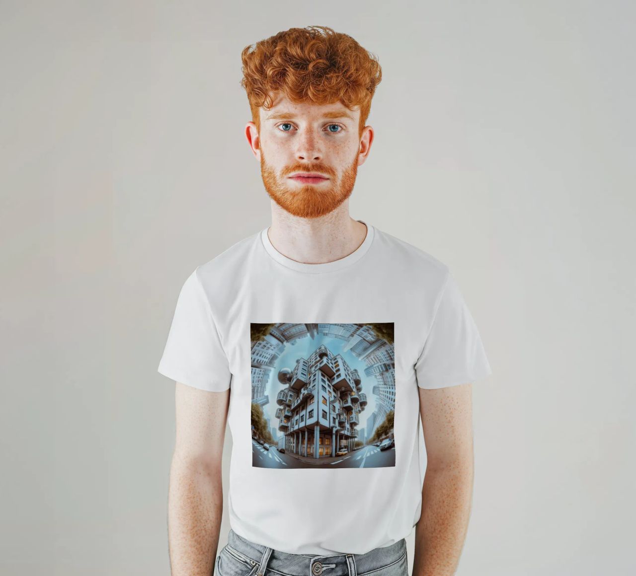 Sphere 048 - Futuristic Modular Building t-shirt da Spheres