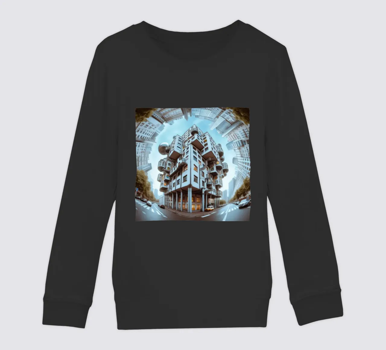 Sphere 048 - Futuristic Modular Building felpa bambino da Spheres