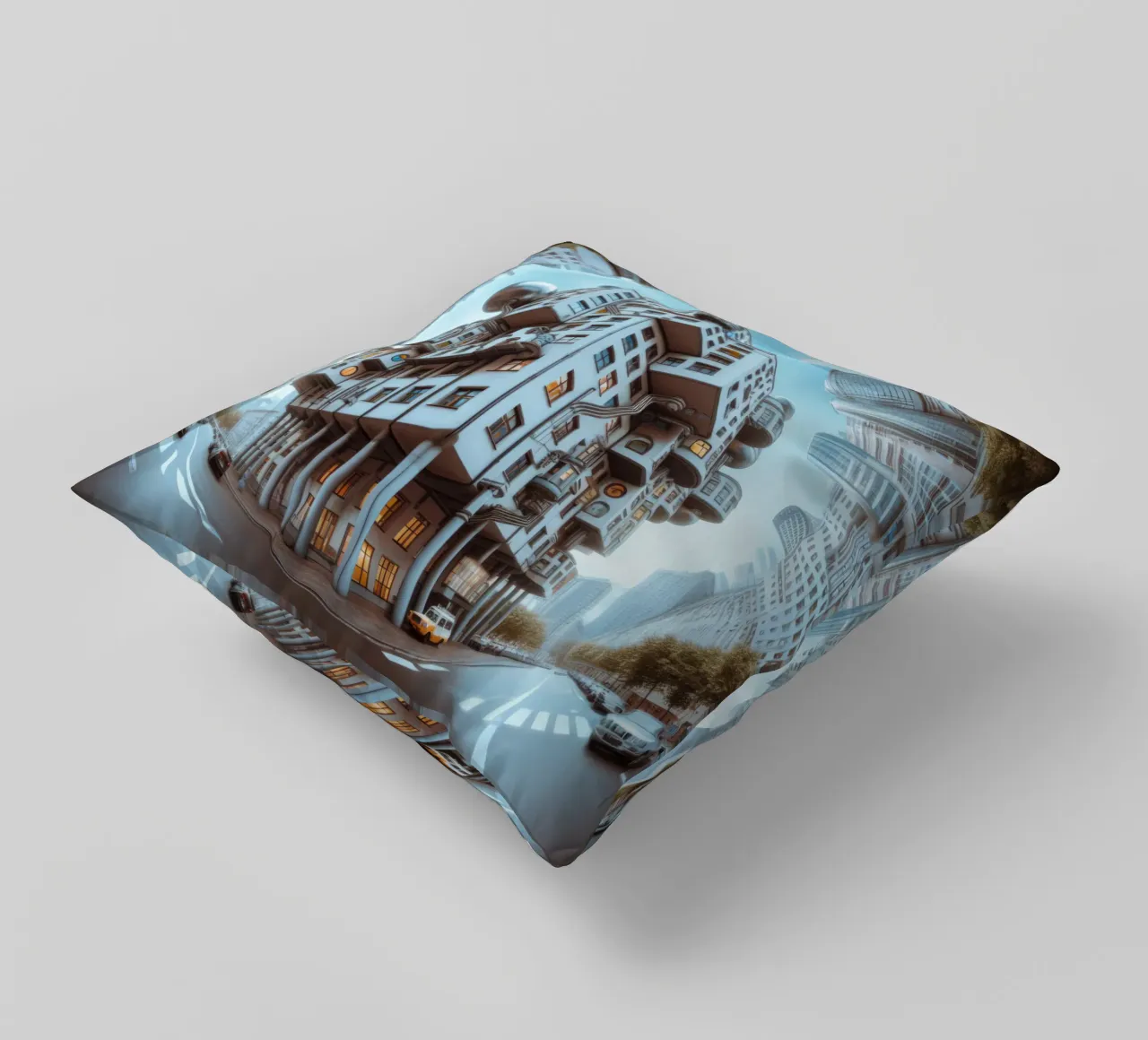 Sphere 048 - Futuristic Modular Building cuscino da Spheres