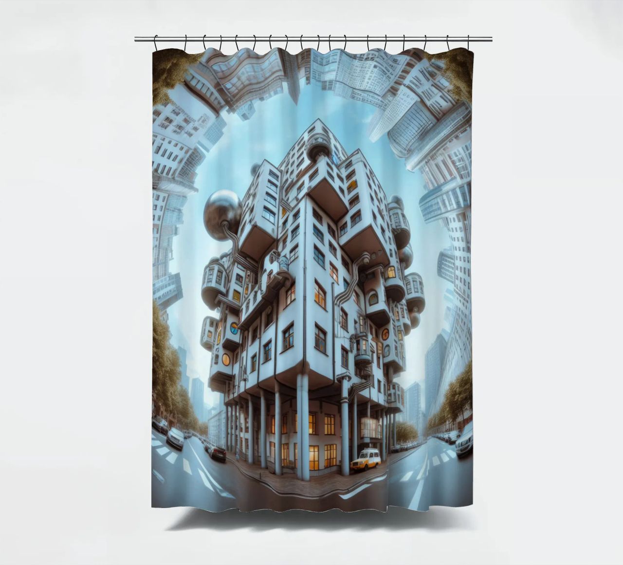Sphere 048 - Futuristic Modular Building tenda da doccia da Spheres