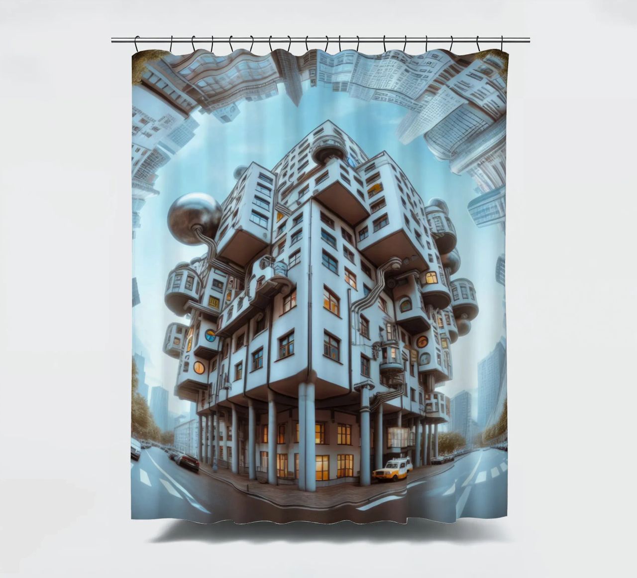 Sphere 048 - Futuristic Modular Building tenda da doccia da Spheres