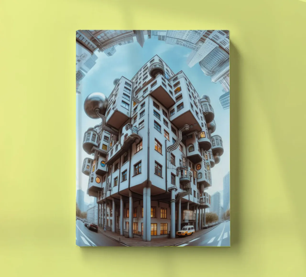 Sphere 048 - Futuristic Modular Building Notizbuch von Spheres