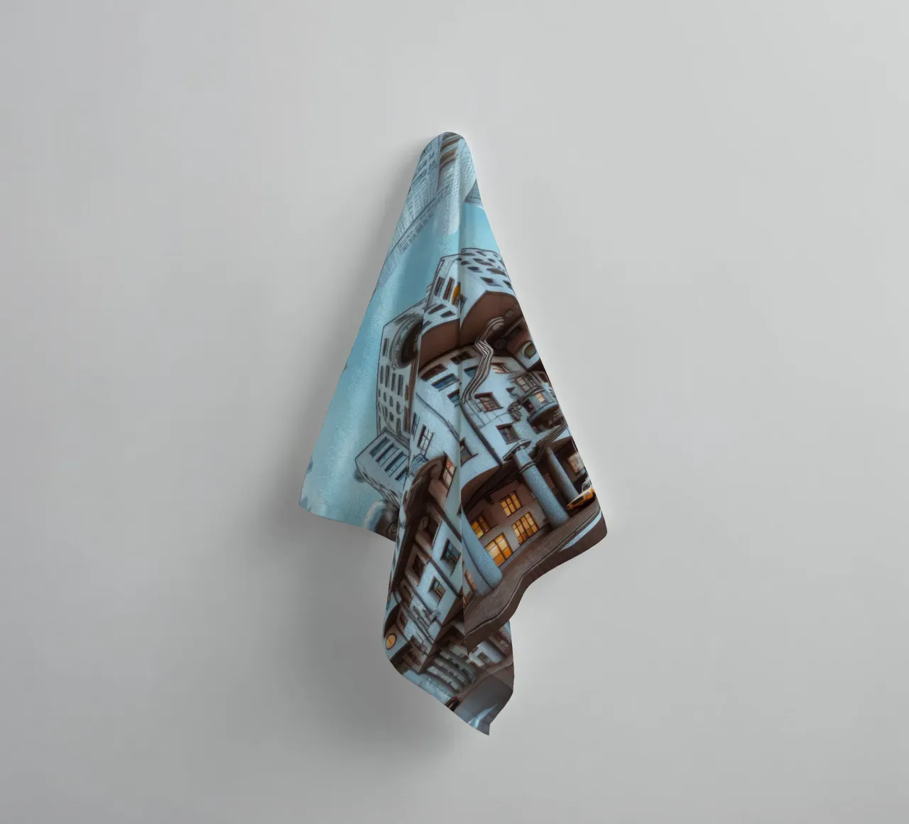 Sphere 048 - Futuristic Modular Building towel by Spheres