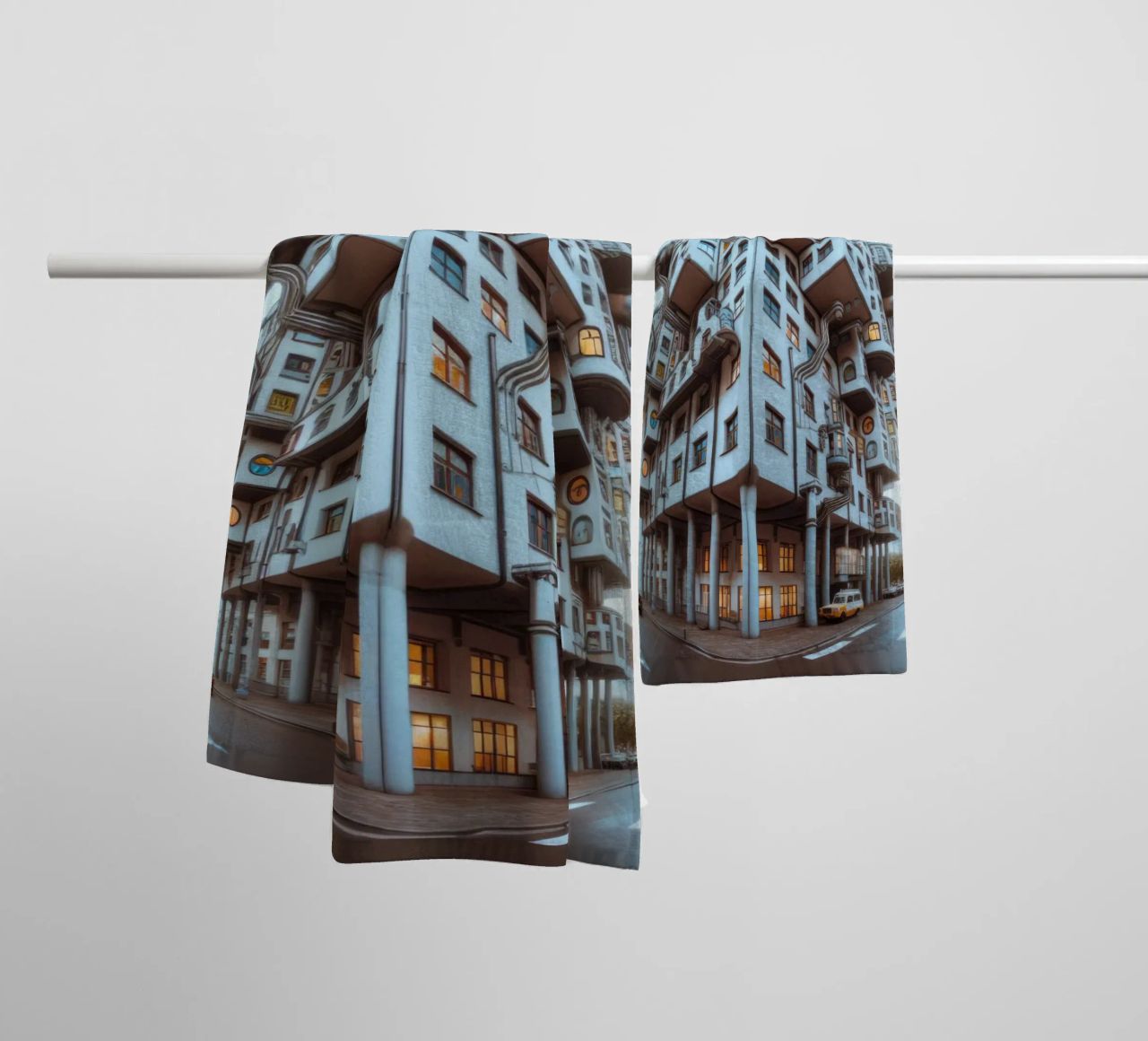 Sphere 048 - Futuristic Modular Building asciugamano da bagno da Spheres