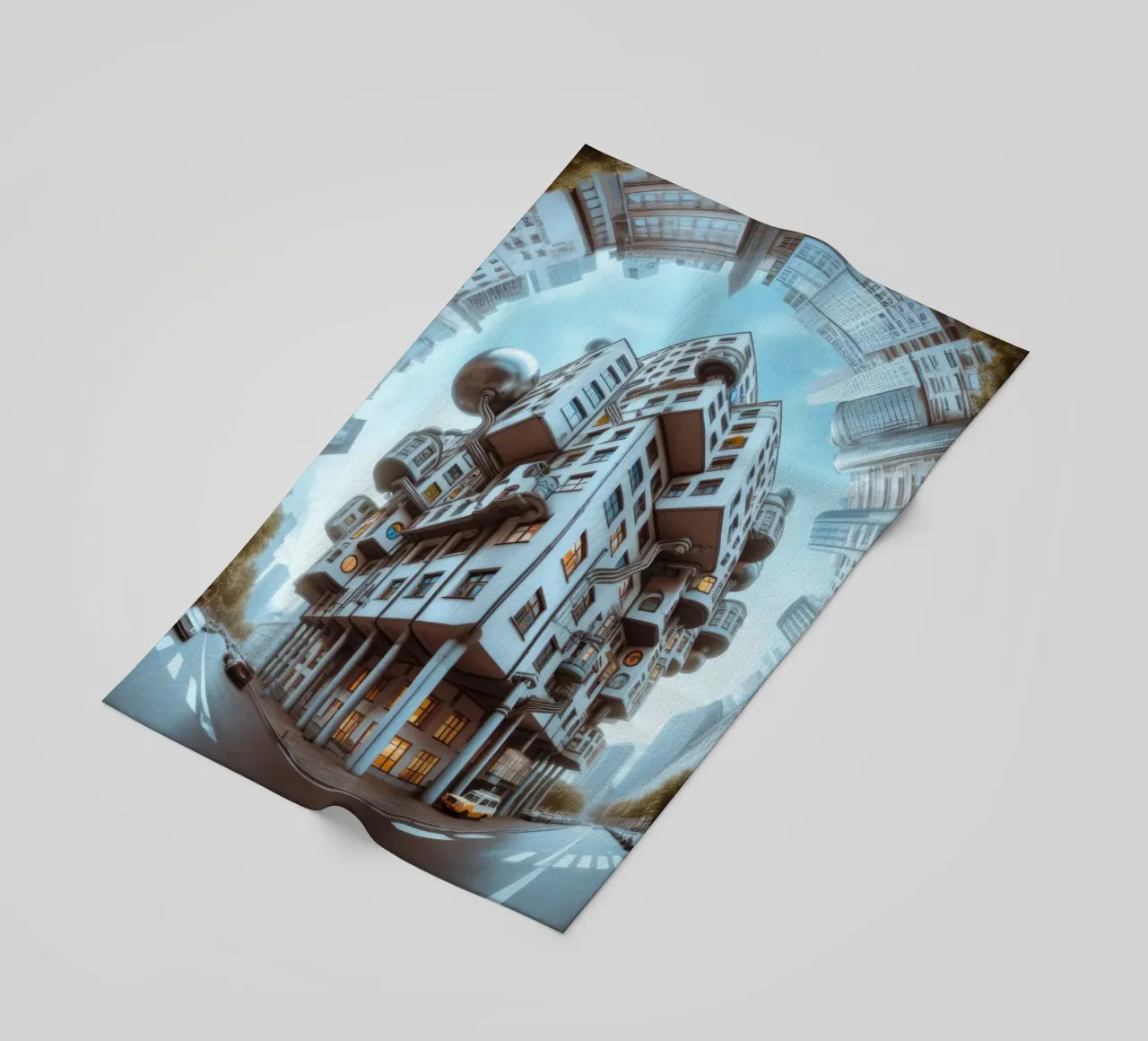 Sphere 048 - Futuristic Modular Building Strandtuch von Spheres