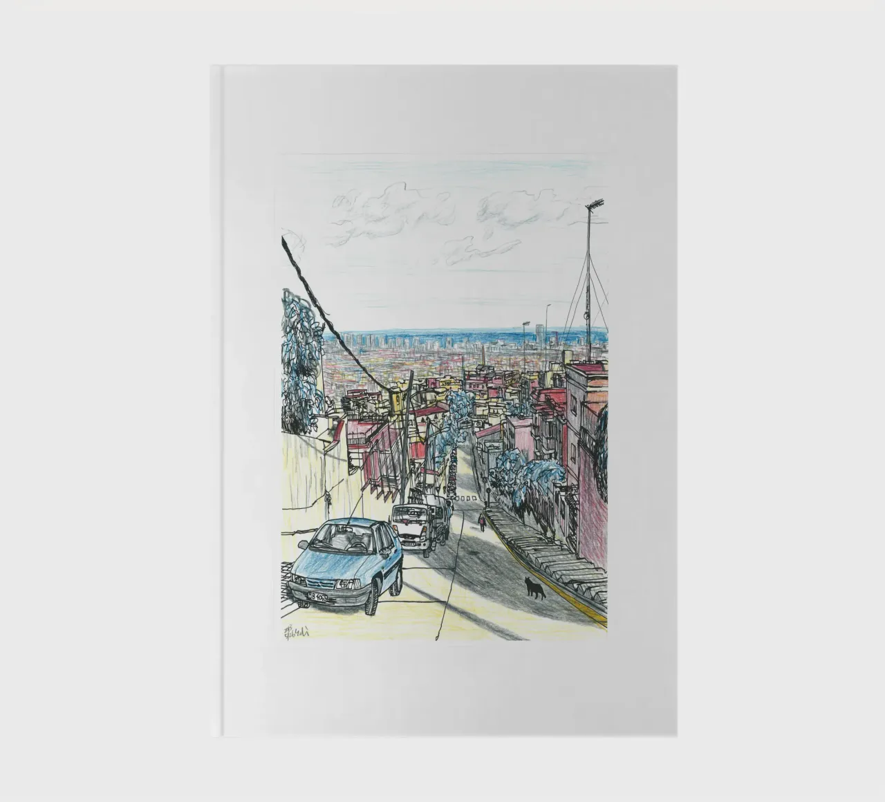Barcelona, ​​the seaside city notebook by Asobōze