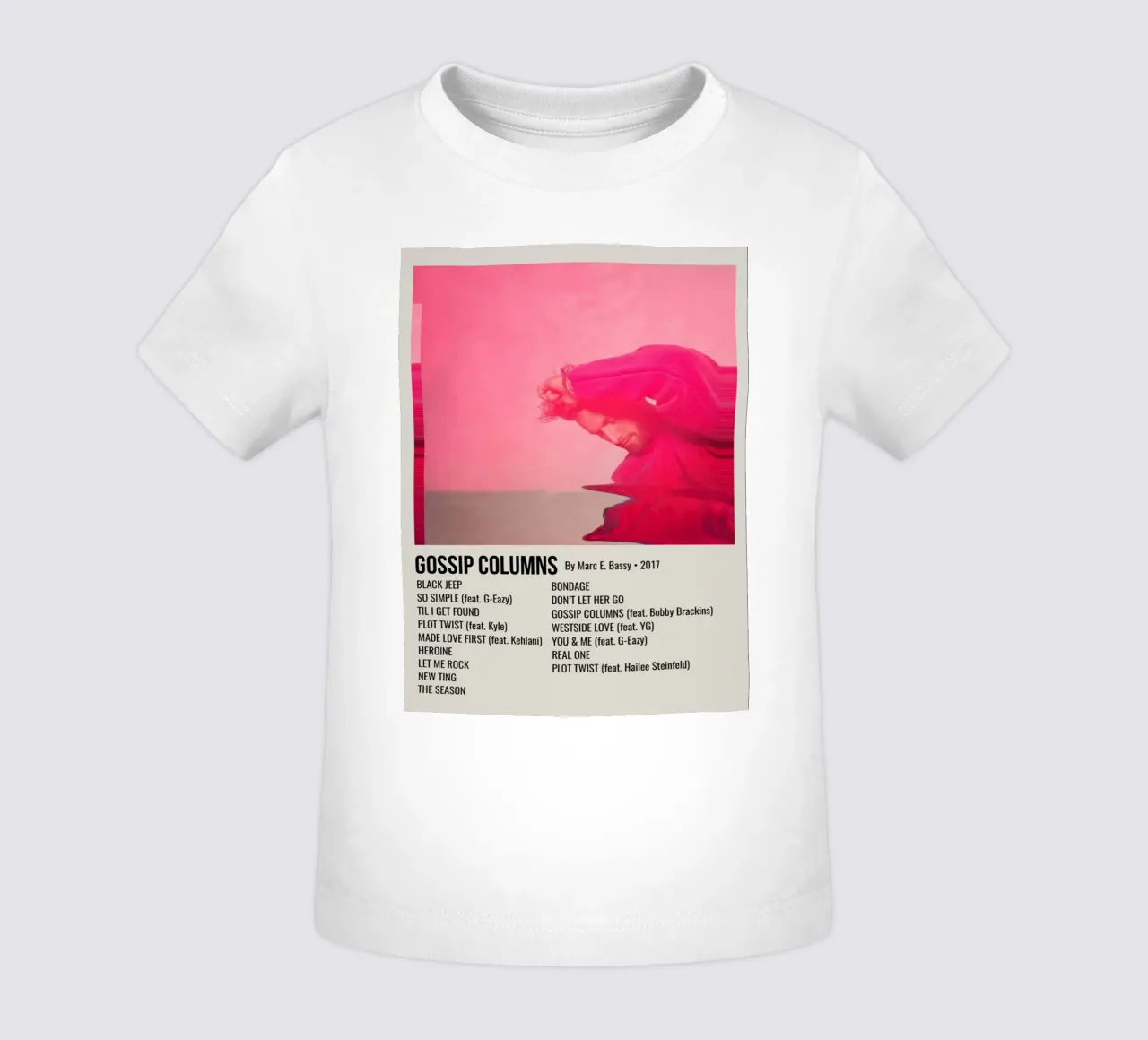 GOSSIP COLUMNS By Marc E. Bassy - 2017 baby t-shirt by SoundStudio