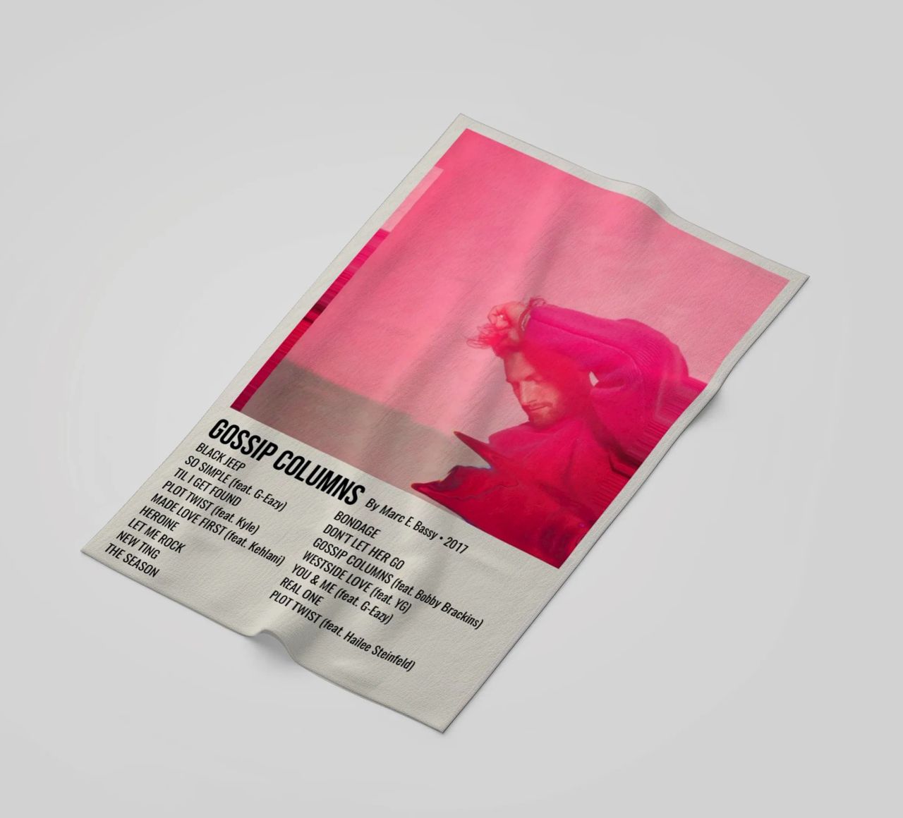 GOSSIP COLUMNS By Marc E. Bassy - 2017 telo mare da SoundStudio