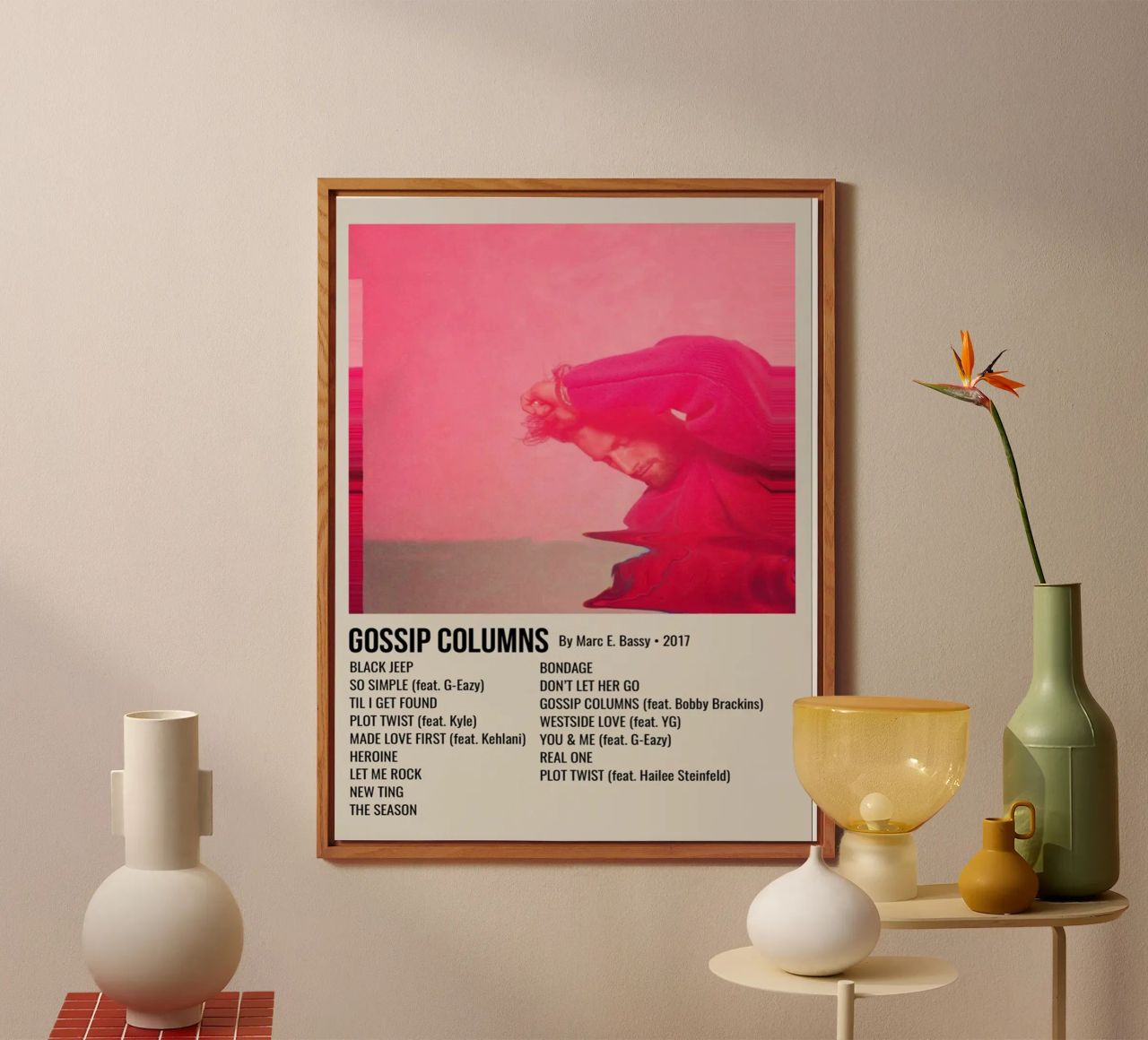 GOSSIP COLUMNS By Marc E. Bassy - 2017 alluminio dibond da SoundStudio