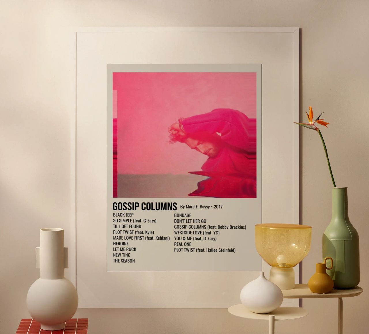 GOSSIP COLUMNS By Marc E. Bassy - 2017 poster da SoundStudio