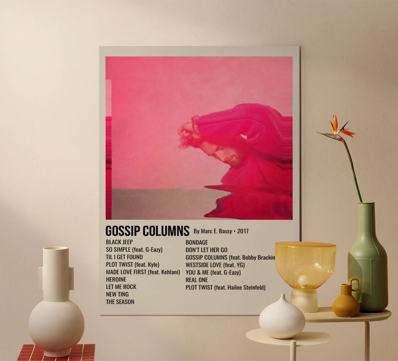 GOSSIP COLUMNS By Marc E. Bassy - 2017 poster da SoundStudio