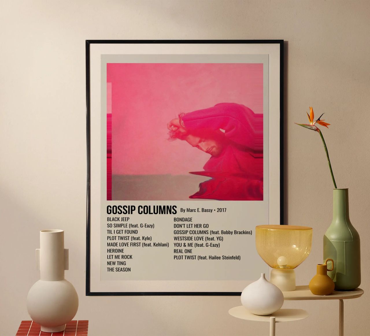 GOSSIP COLUMNS By Marc E. Bassy - 2017 poster da SoundStudio
