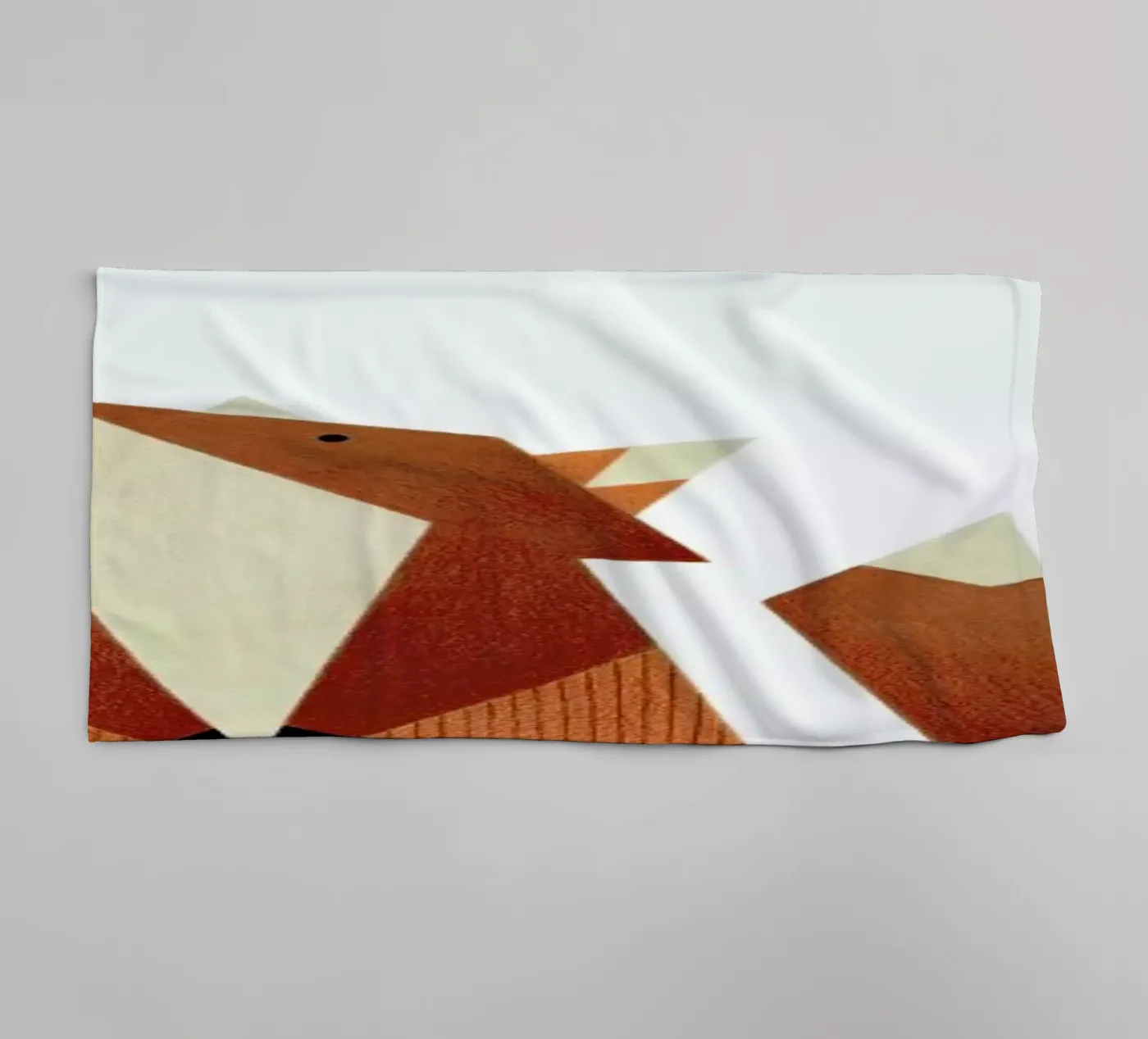 Fuchs #1 towel by Anna-Maren Zehnter