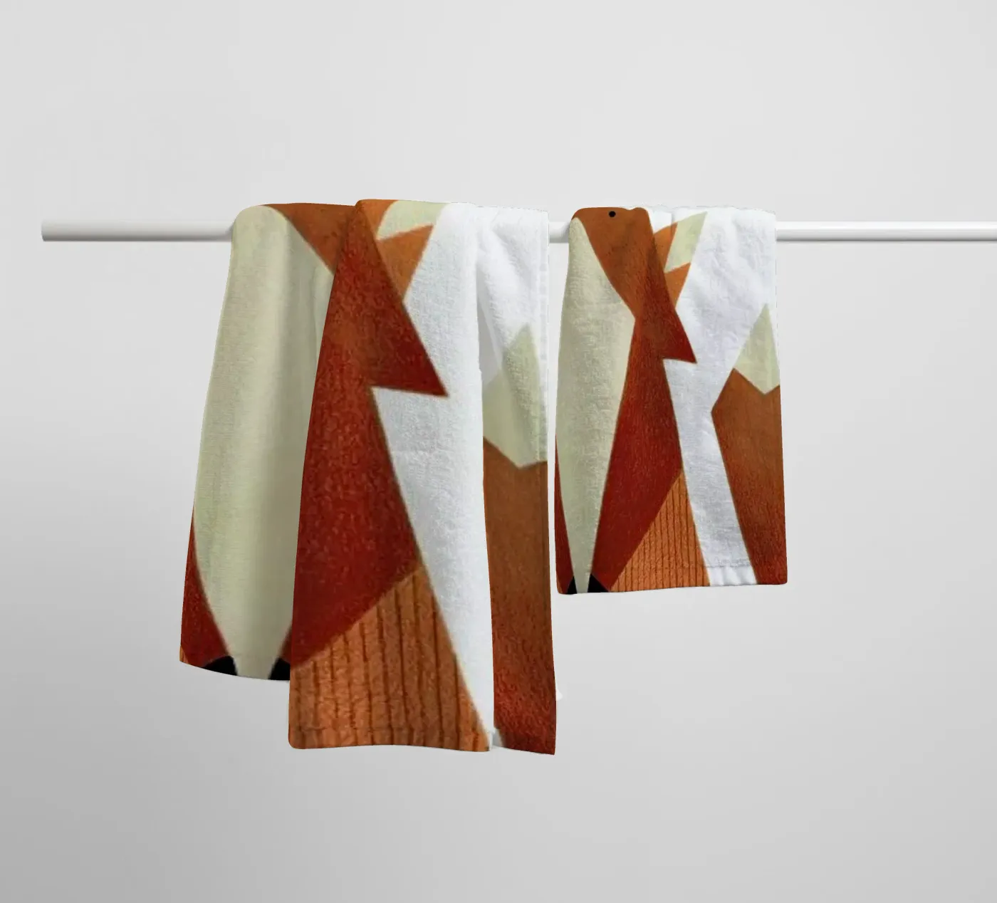 Fuchs #1 towel by Anna-Maren Zehnter