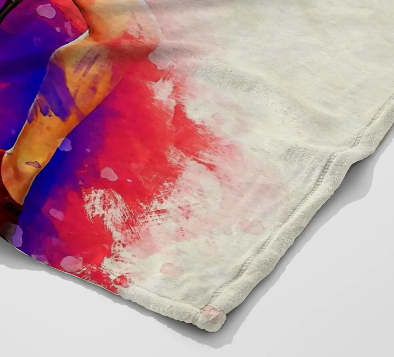 Sbaffo di ritratto Taylor Swift 'Red' tour coperta in pile da Gunawan Rb