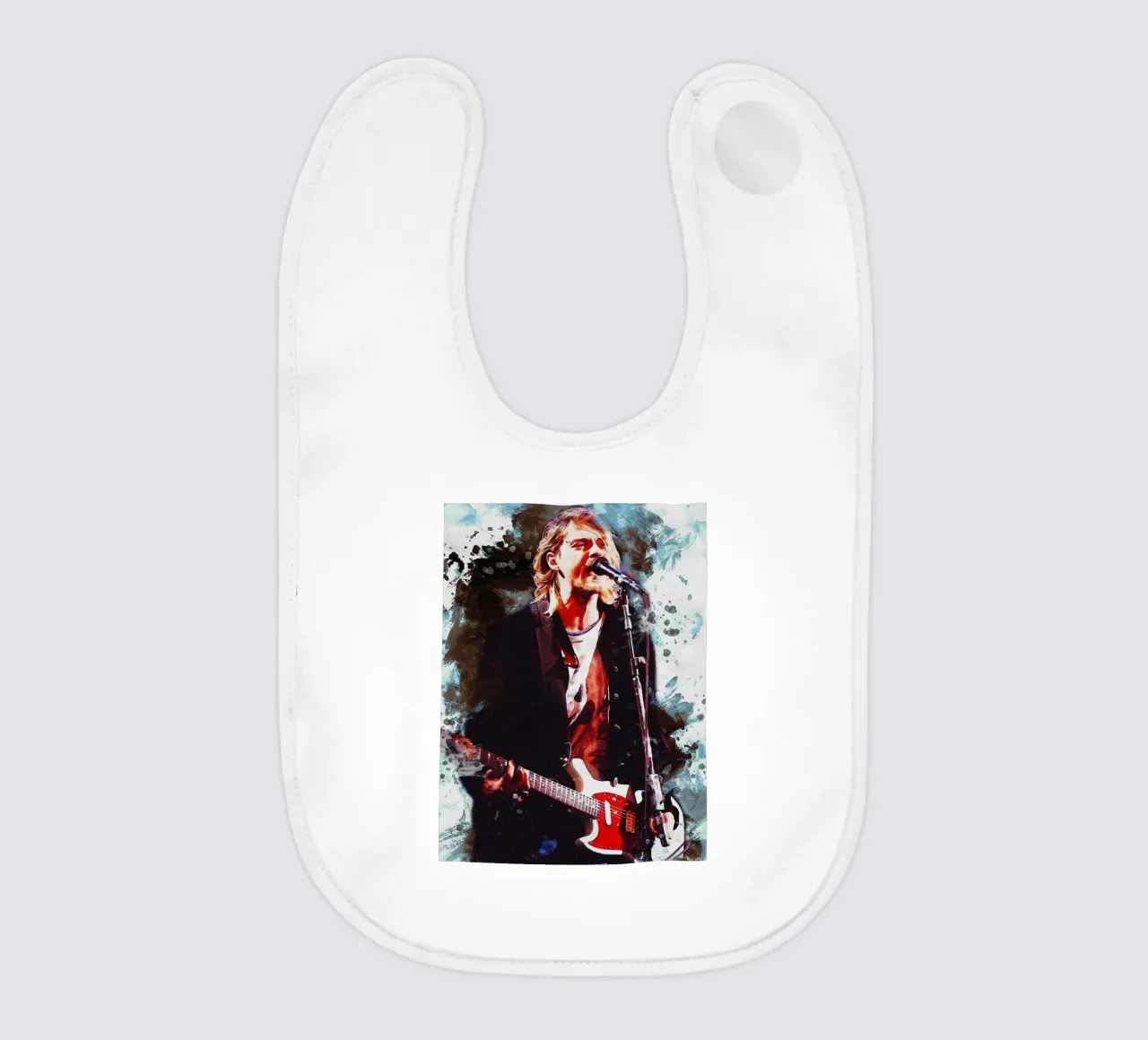 Sbaffo di Kurt Cobain bavaglino da Gunawan Rb