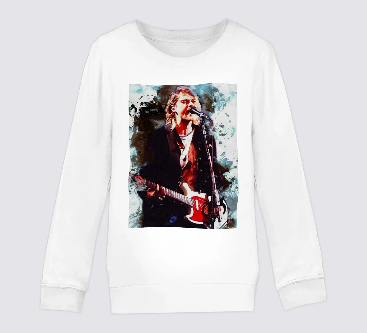 Sbaffo di Kurt Cobain felpa bambino da Gunawan Rb