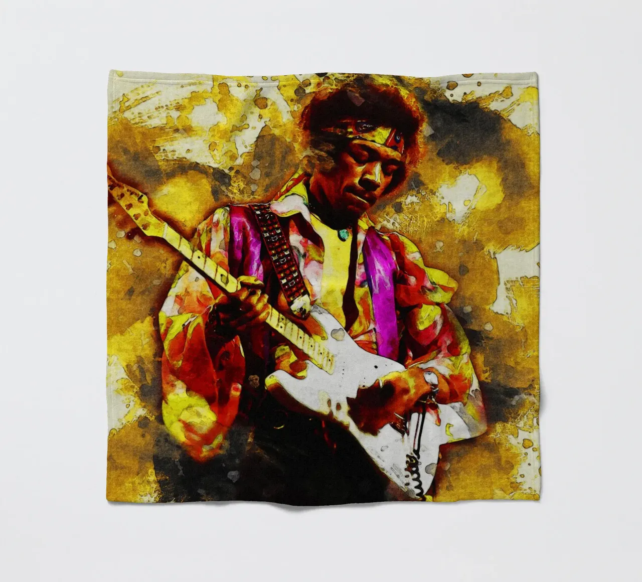 Sbaffo Jimi Hendrix coperta in pile da Gunawan Rb