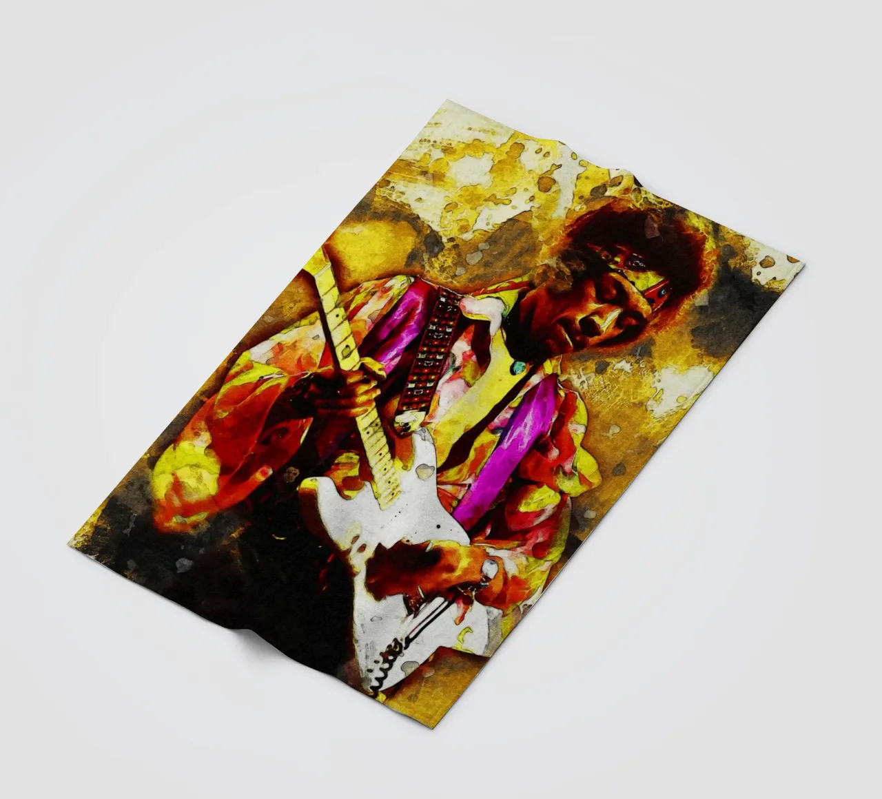 Sbaffo Jimi Hendrix coperta in pile da Gunawan Rb