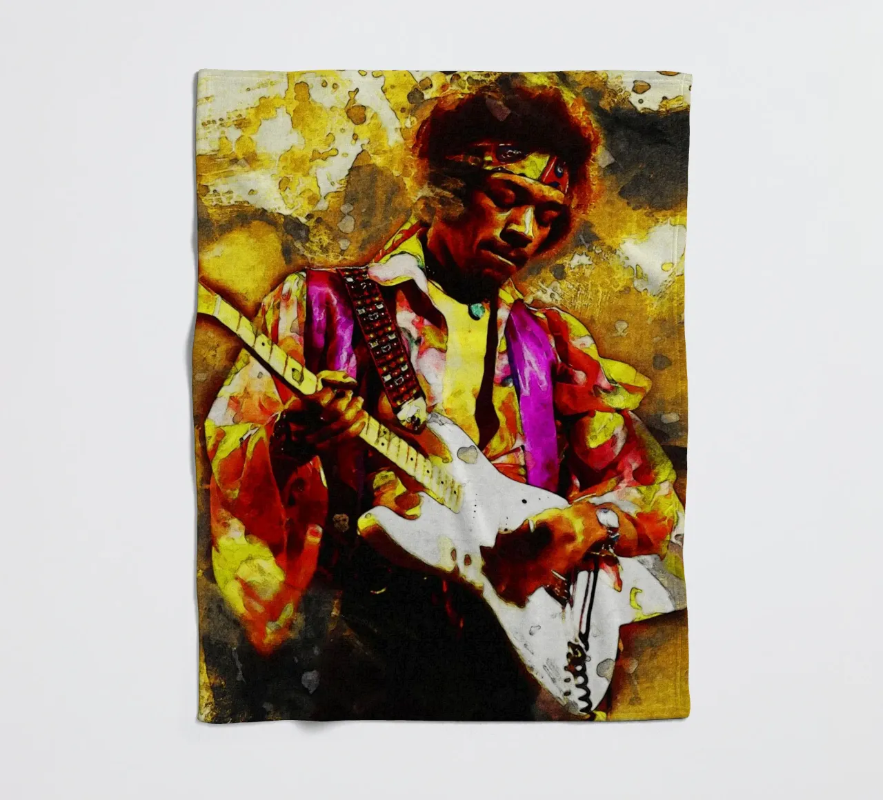 Sbaffo Jimi Hendrix coperta in pile da Gunawan Rb