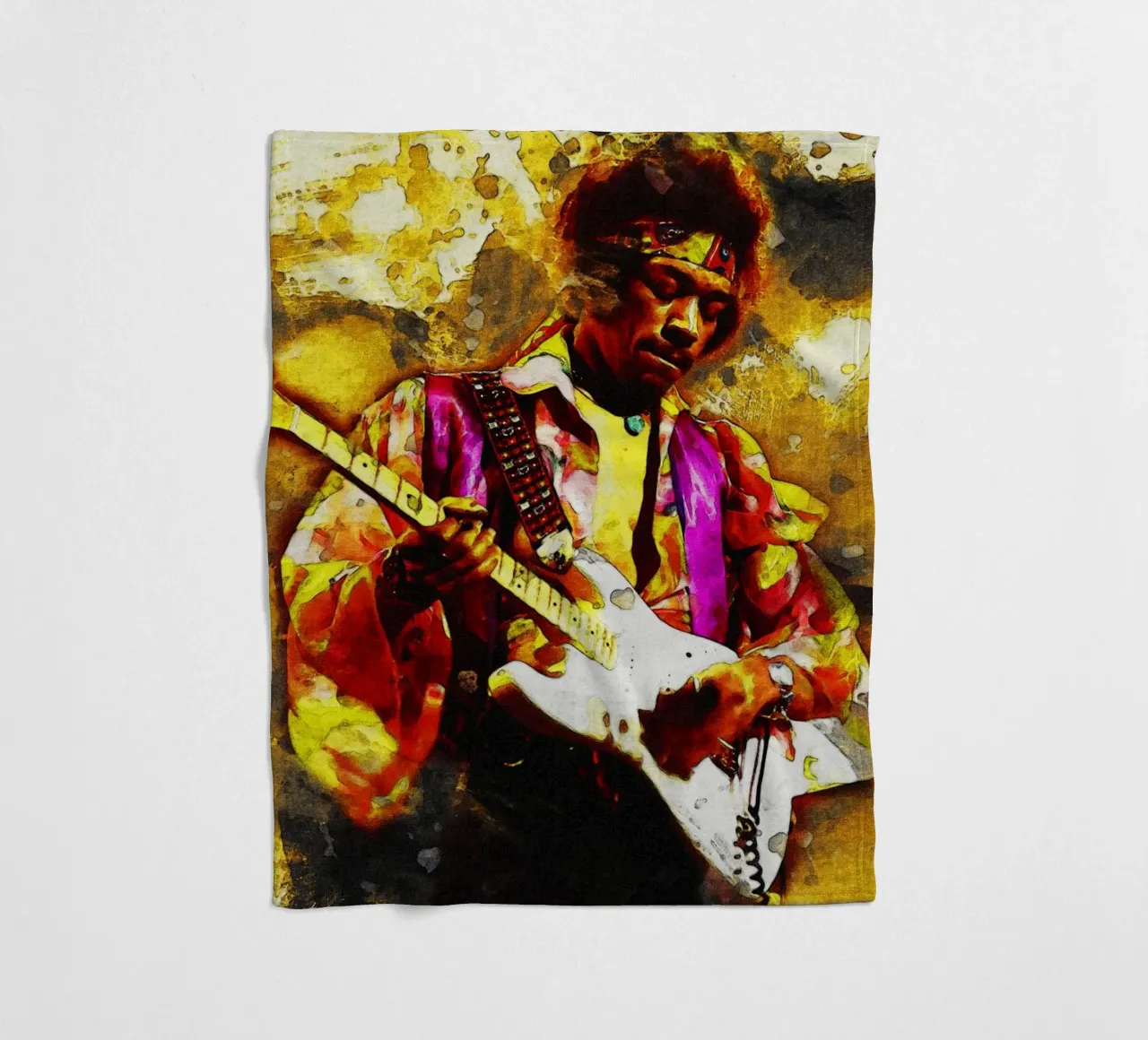 Sbaffo Jimi Hendrix coperta in pile da Gunawan Rb