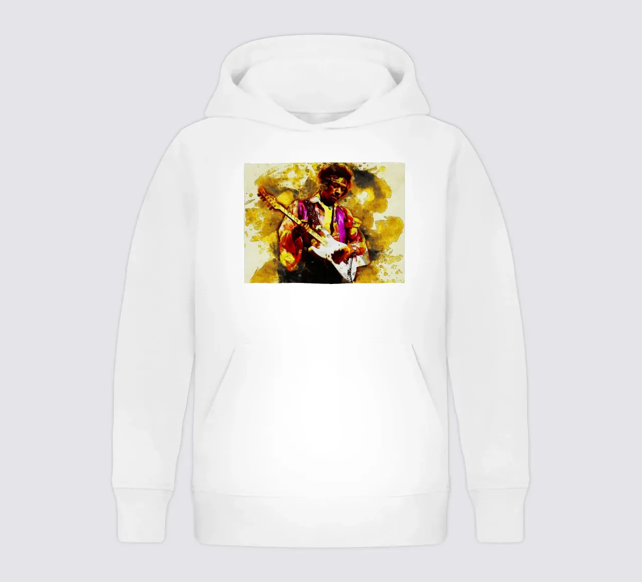 Smudge Jimi Hendrix kids hoodie by Gunawan Rb