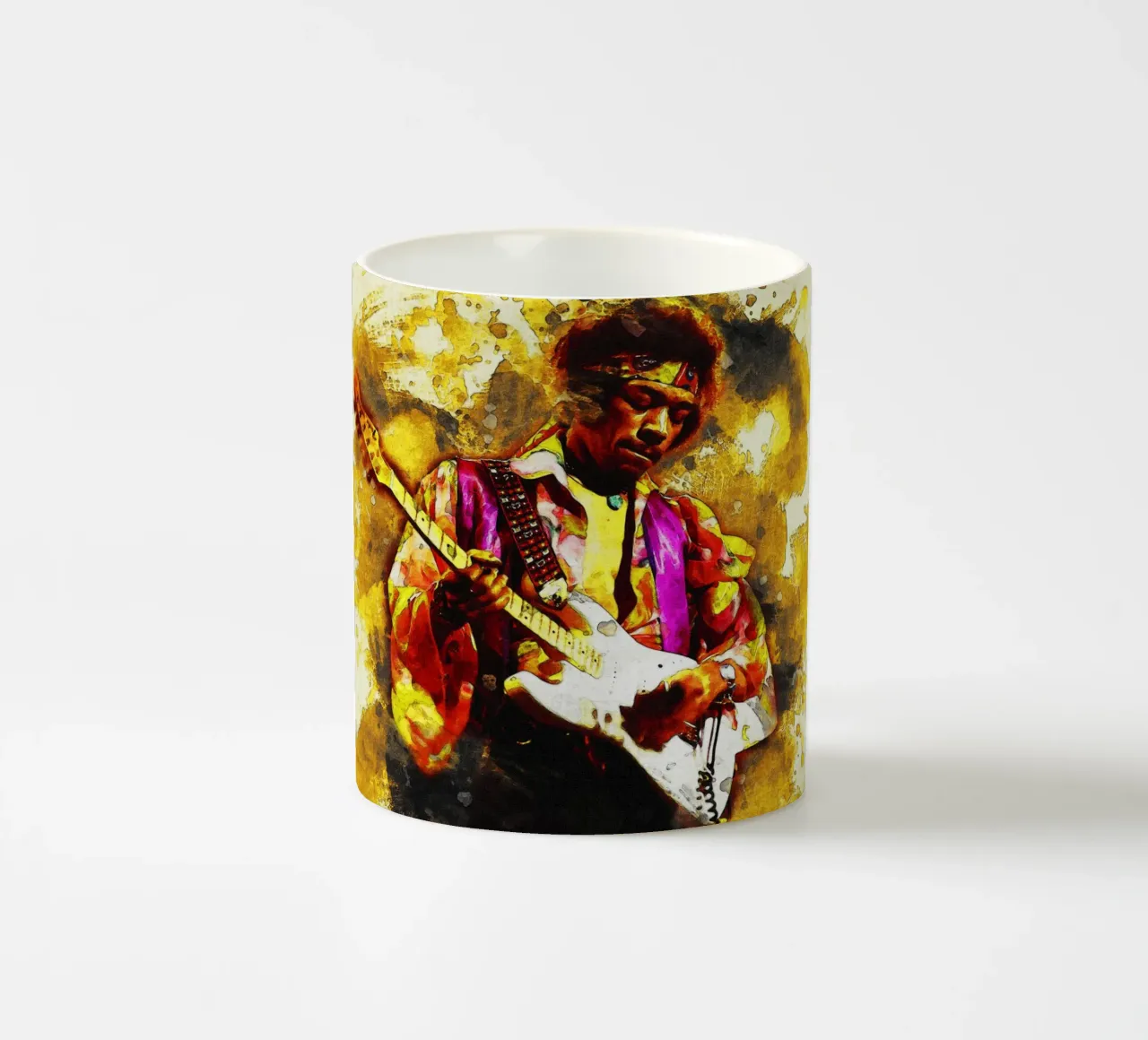 Sbaffo Jimi Hendrix tazza in ceramica da Gunawan Rb