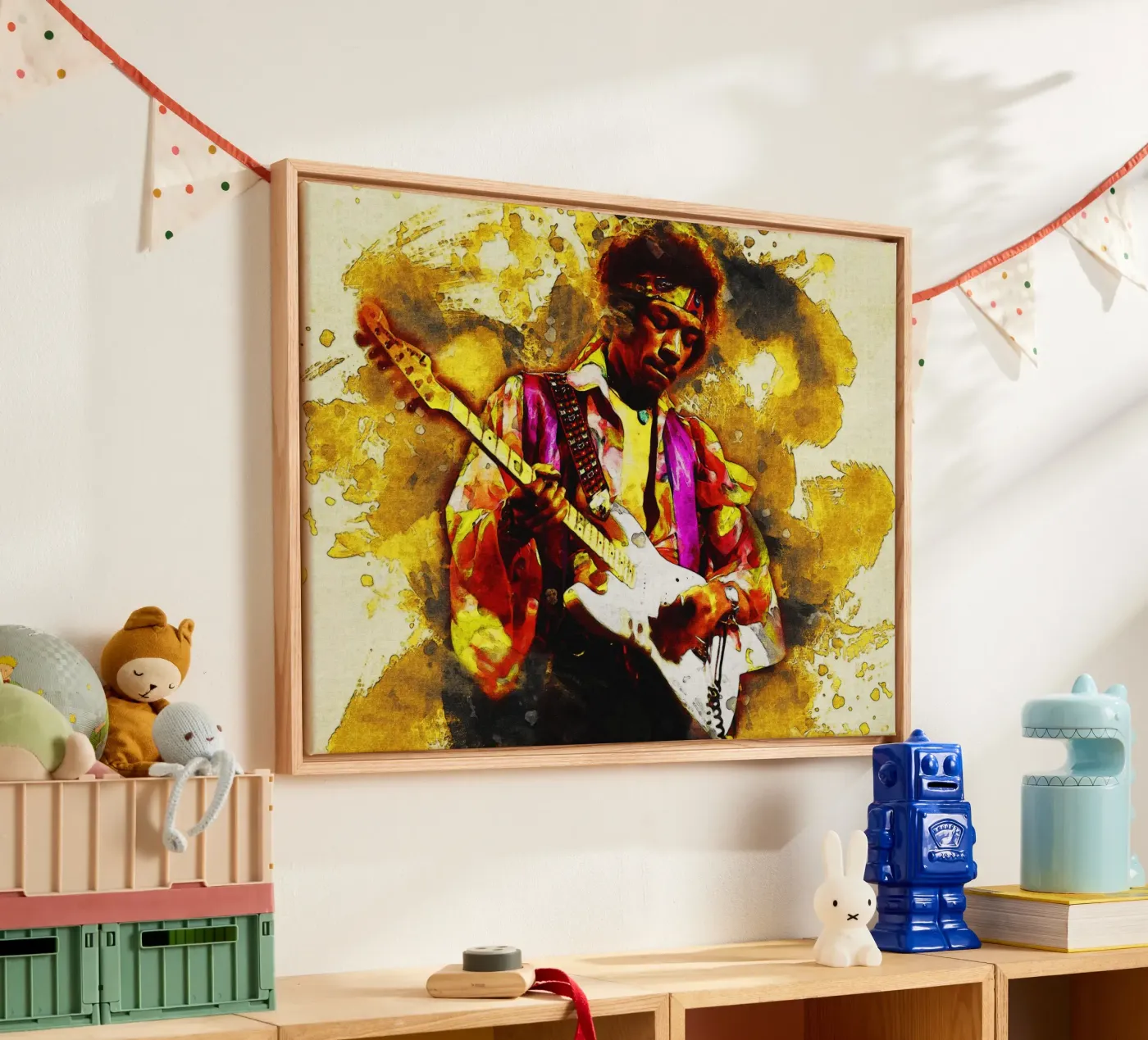 Smudge Jimi Hendrix plexiglass da Gunawan Rb